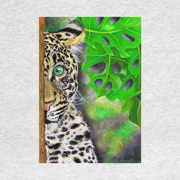 Shy Leopard by KatareyDesigns